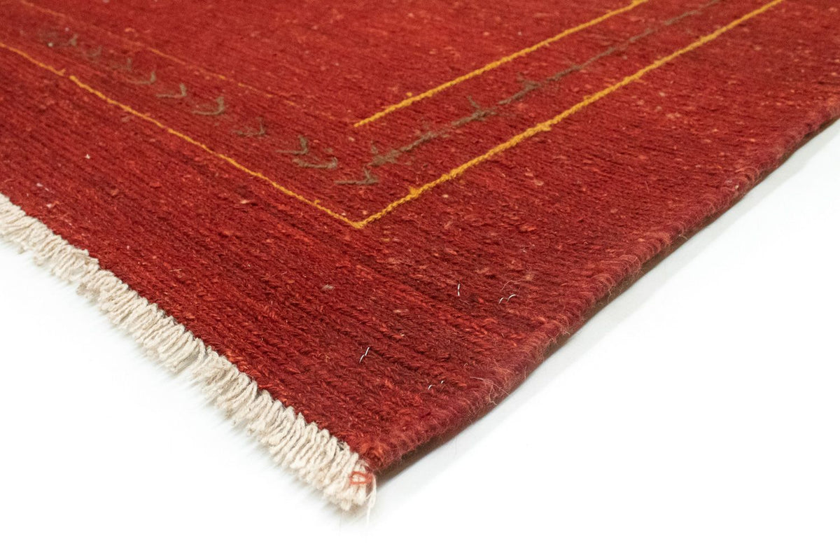 Tapis Gabbeh - Persan - 185 x 142 cm - rouge