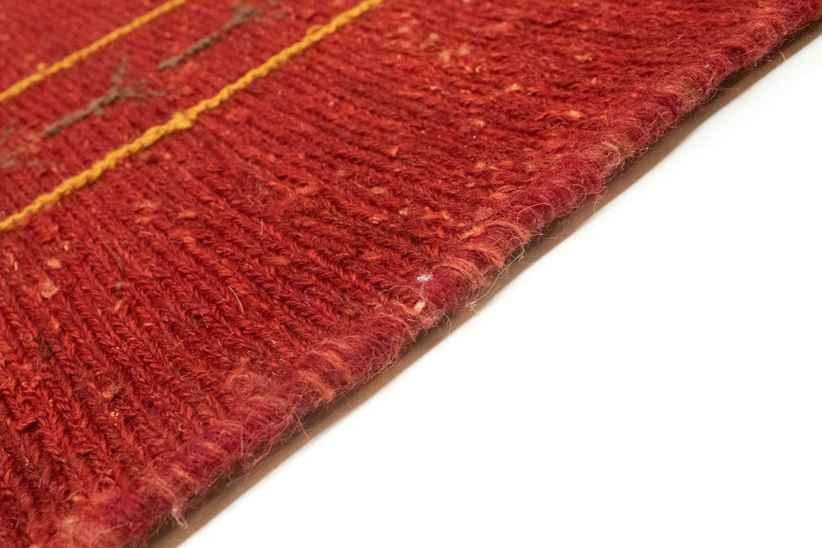 Tapis Gabbeh - Persan - 185 x 142 cm - rouge
