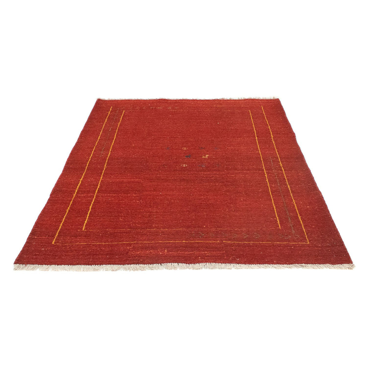 Tapis Gabbeh - Persan - 185 x 142 cm - rouge