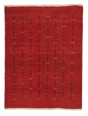 Tapis Gabbeh - Persan - 200 x 150 cm - rouge