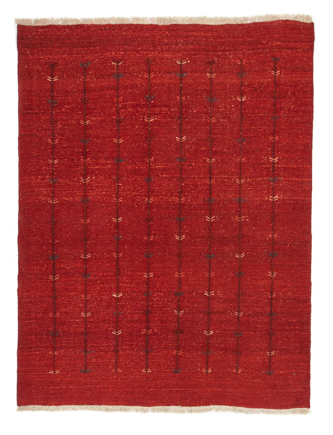 Tapis Gabbeh - Persan - 200 x 150 cm - rouge
