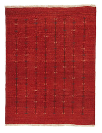 Tapis Gabbeh - Persan - 200 x 150 cm - rouge