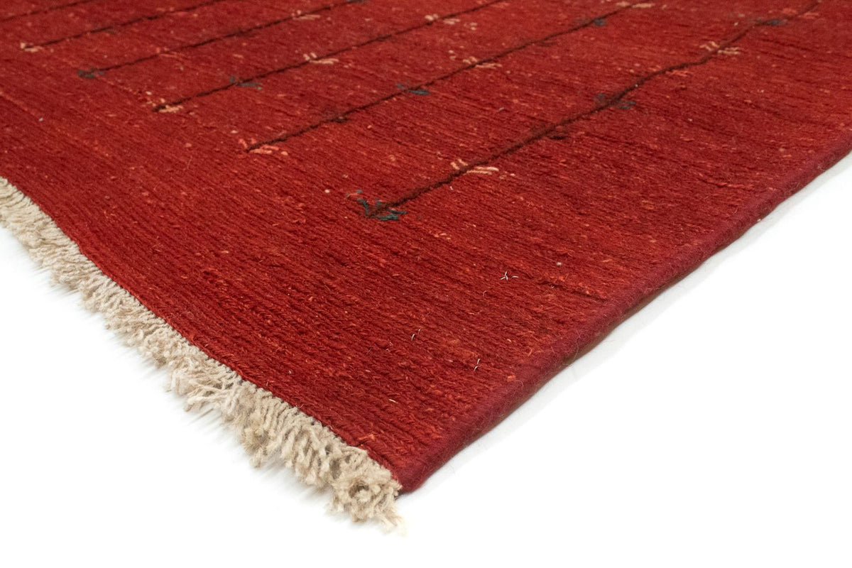 Tapis Gabbeh - Persan - 200 x 150 cm - rouge