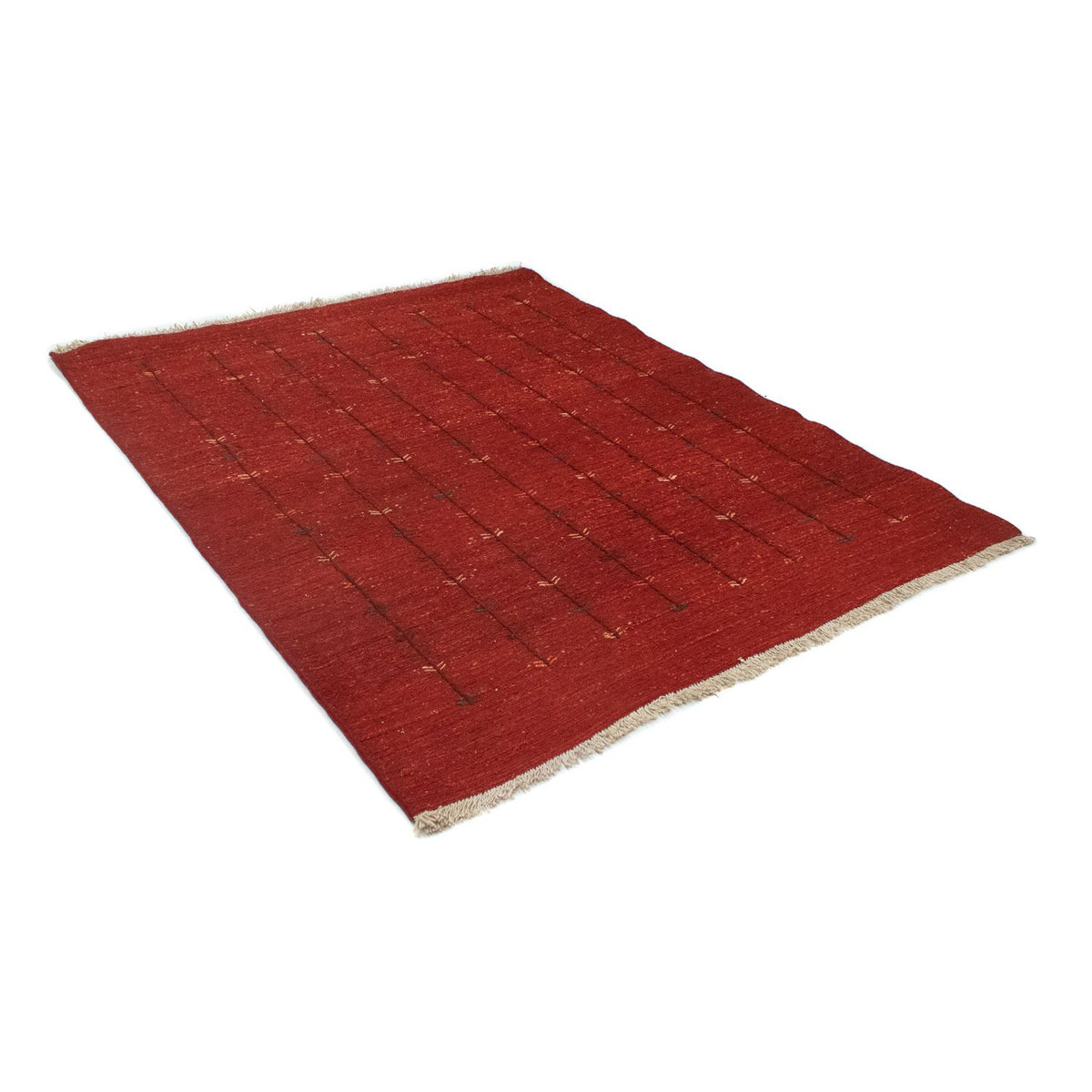 Tapis Gabbeh - Persan - 200 x 150 cm - rouge