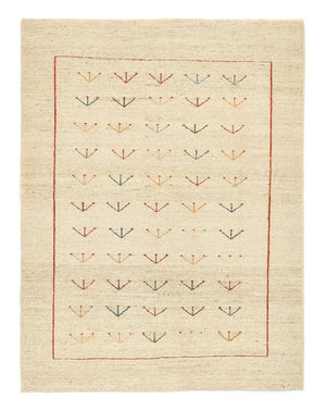 Tapis Gabbeh - Persan - 195 x 144 cm - beige