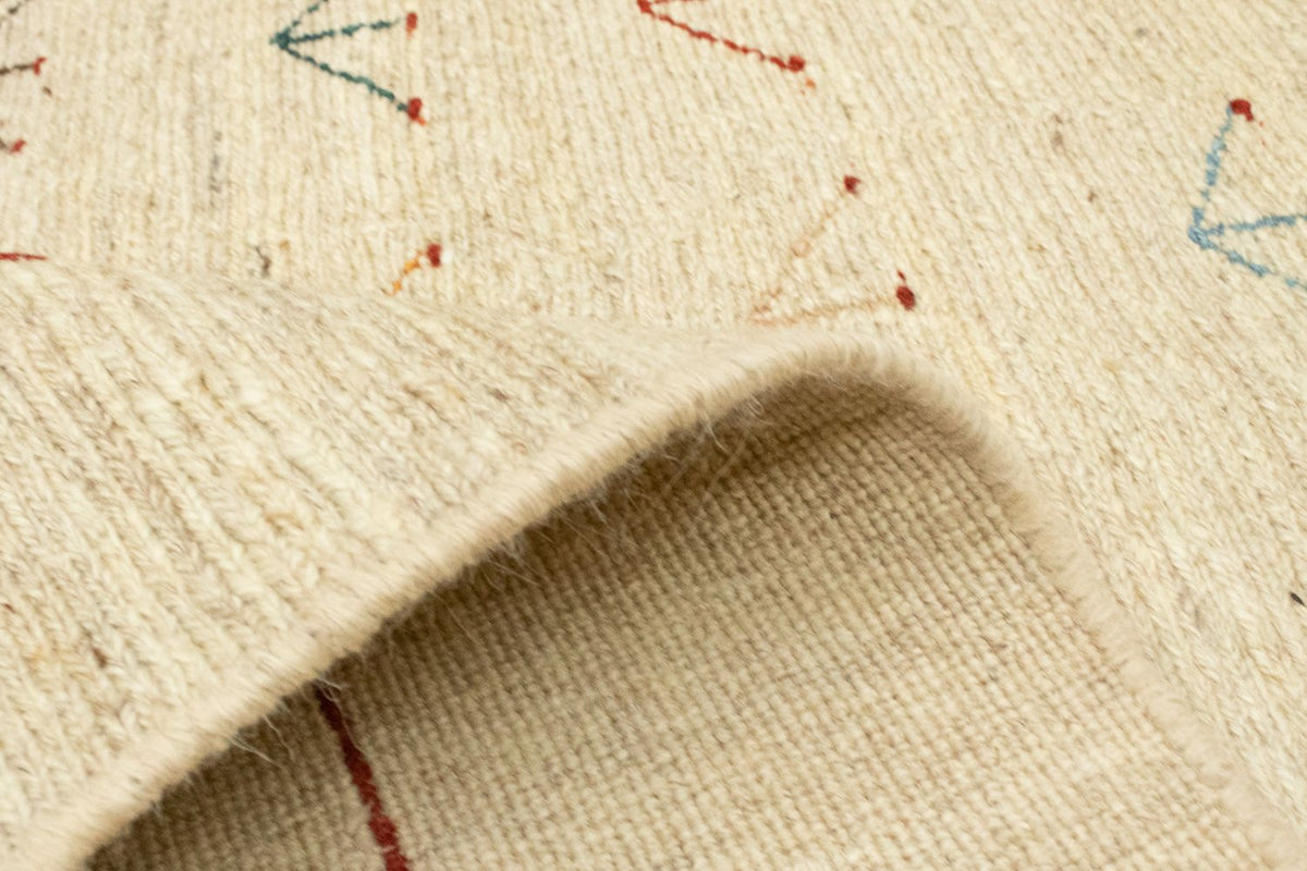 Tapis Gabbeh - Persan - 195 x 144 cm - beige