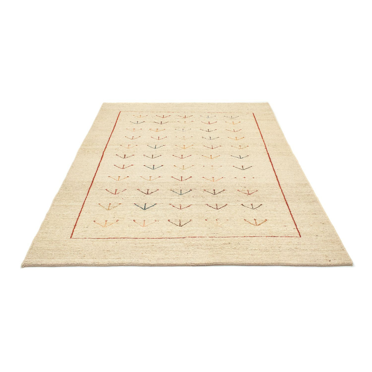 Tapis Gabbeh - Persan - 195 x 144 cm - beige