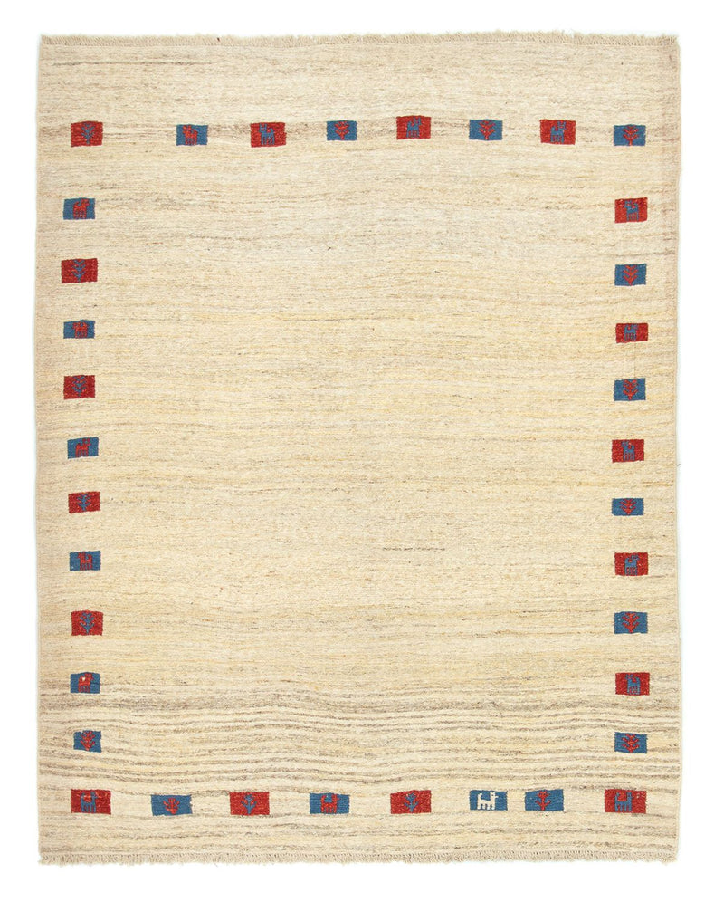Tapis Gabbeh - Persan - 196 x 156 cm - beige