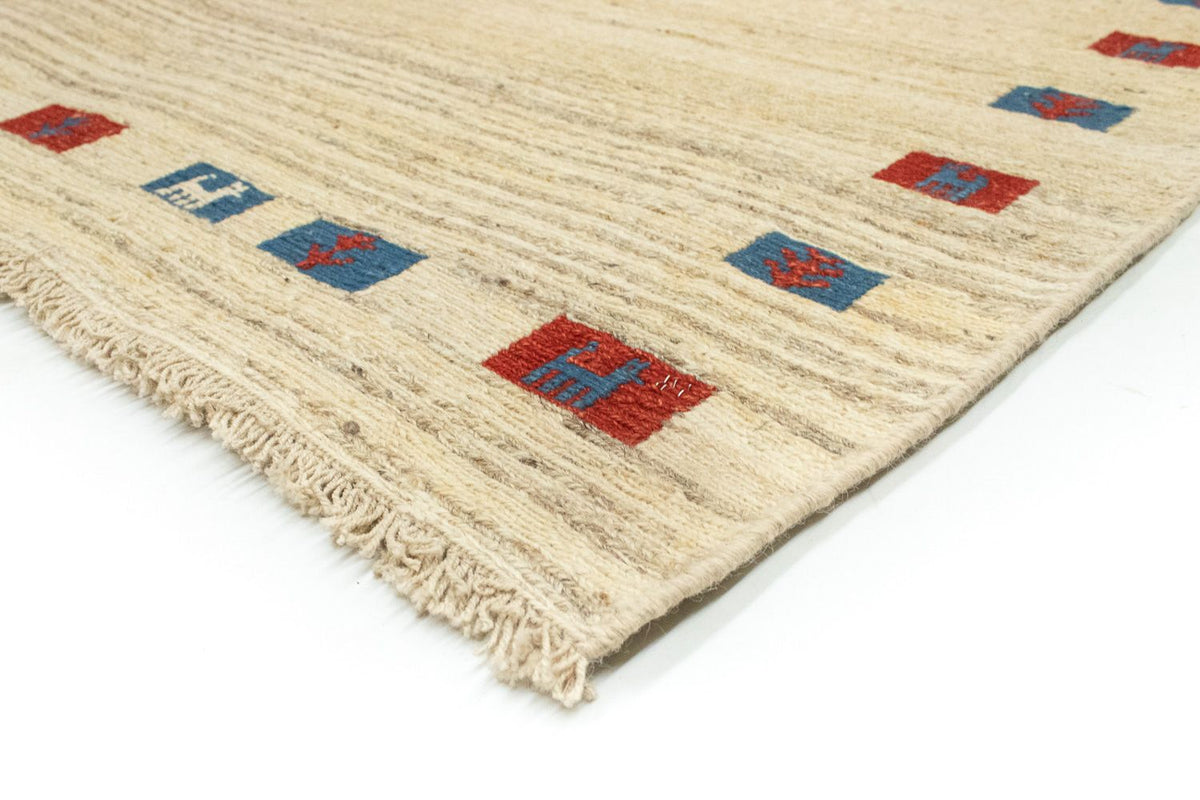 Tapis Gabbeh - Persan - 196 x 156 cm - beige