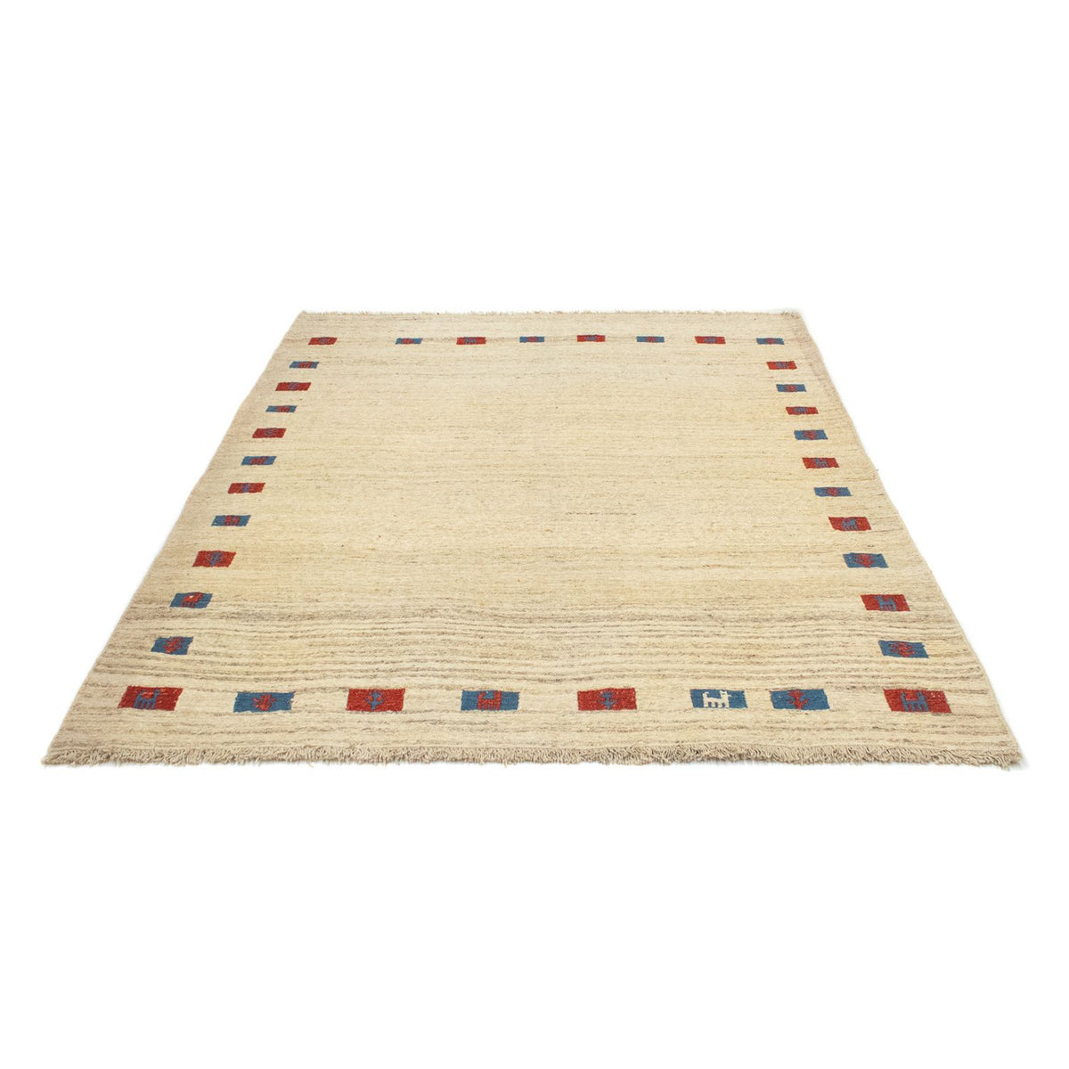 Tapis Gabbeh - Persan - 196 x 156 cm - beige