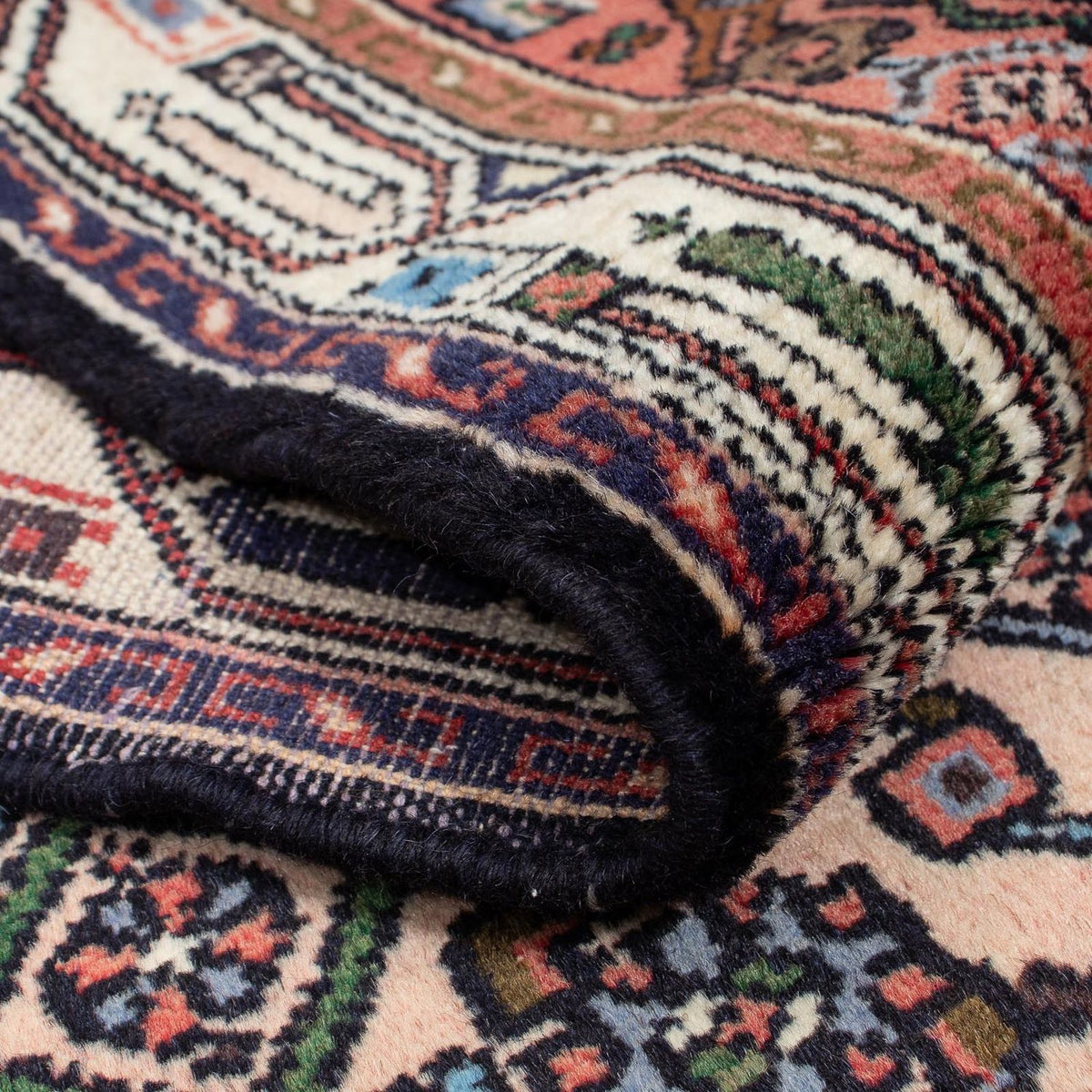 Tapis de couloir Tapis persan - Nomadic - 280 x 80 cm - rouge clair