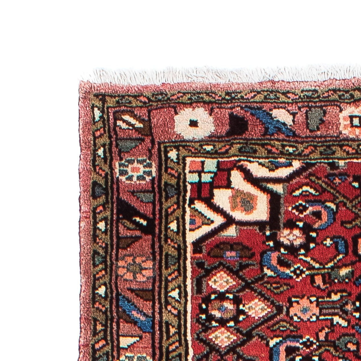 Tapis de couloir Tapis persan - Nomadic - 327 x 80 cm - rouge clair