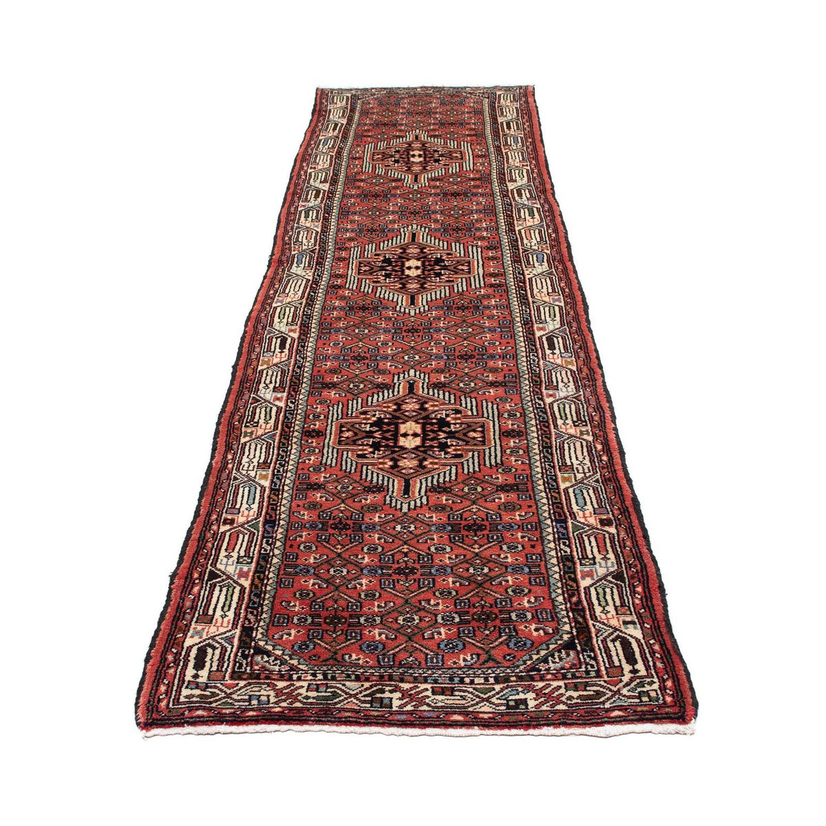 Tapis de couloir Tapis persan - Nomadic - 305 x 76 cm - rouille