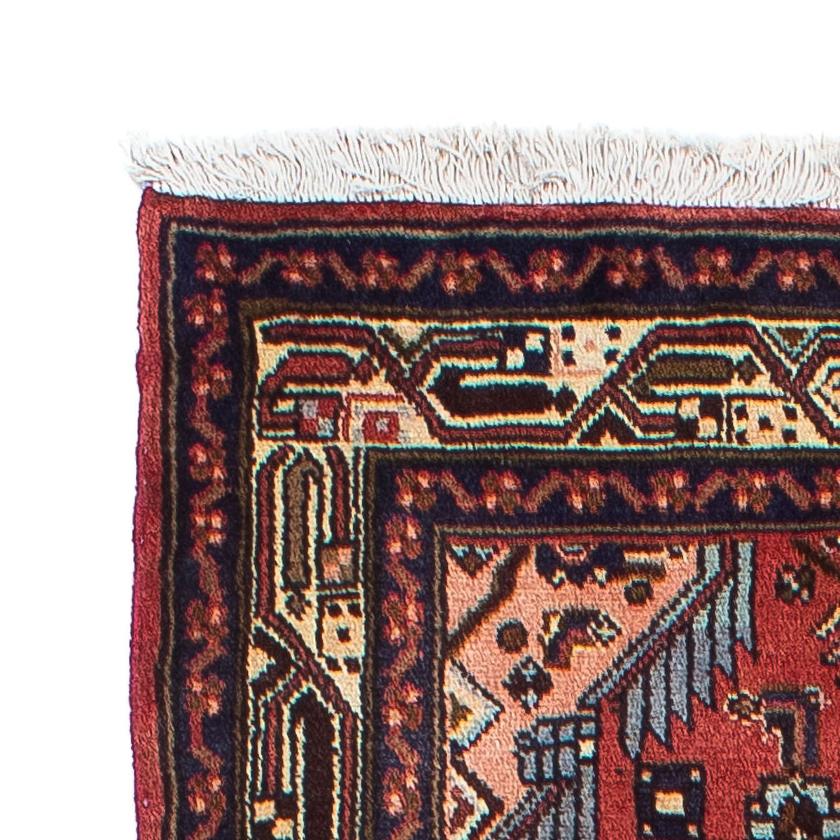 Tapis de couloir Tapis persan - Nomadic - 278 x 80 cm - rouge clair