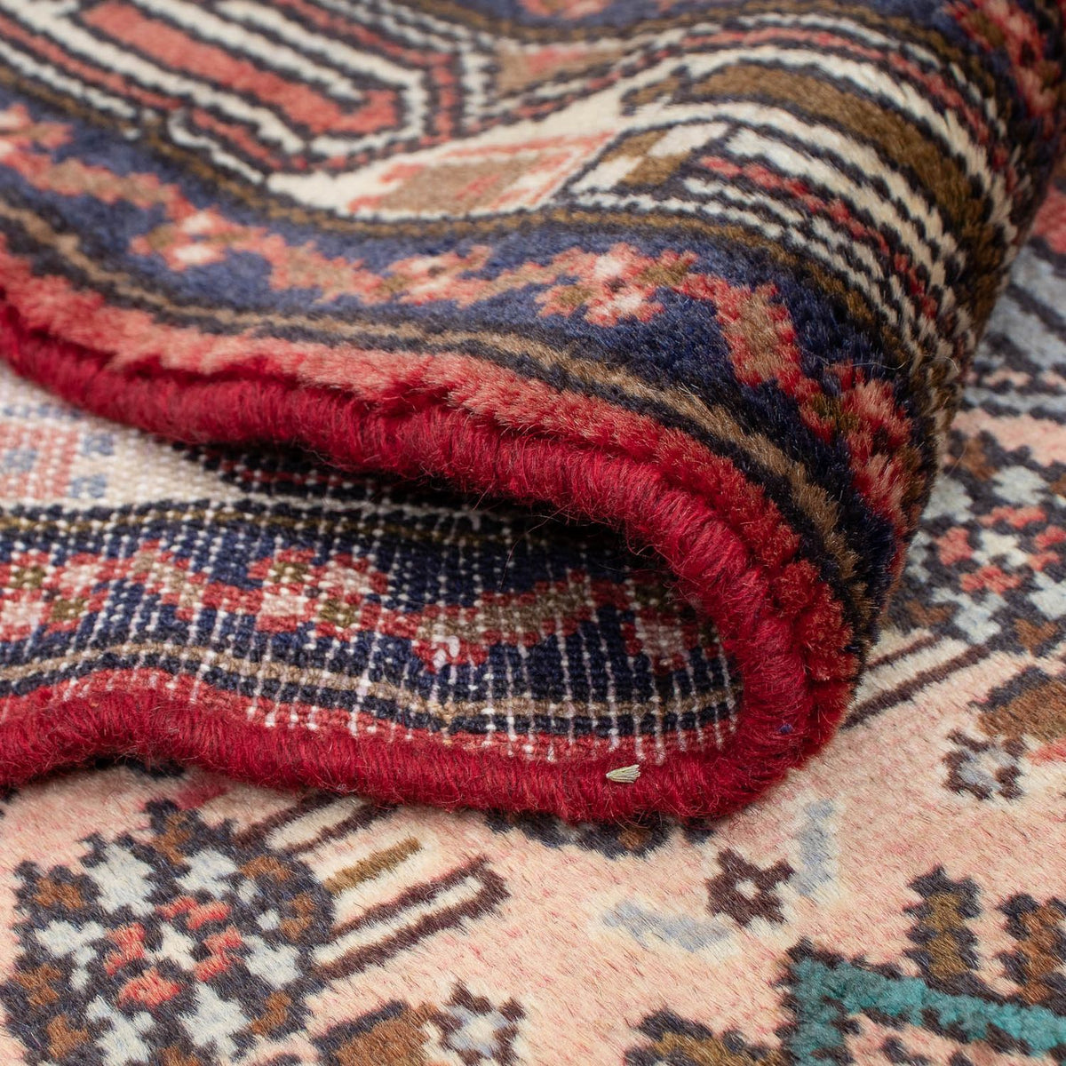 Tapis de couloir Tapis persan - Nomadic - 278 x 80 cm - rouge clair