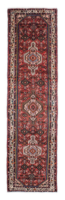 Tapis de couloir Tapis persan - Nomadic - 343 x 83 cm - rouge foncé