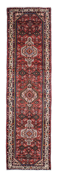 Tapis de couloir Tapis persan - Nomadic - 343 x 83 cm - rouge foncé