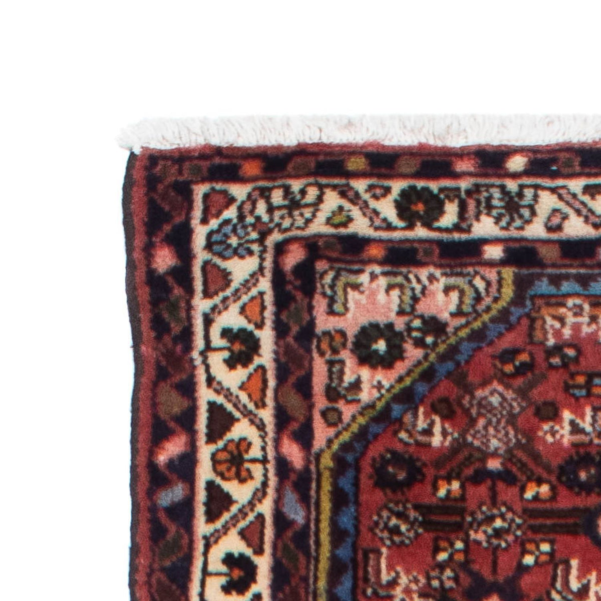 Tapis de couloir Tapis persan - Nomadic - 343 x 83 cm - rouge foncé