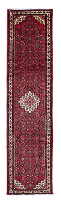 Tapis de couloir Tapis persan - Nomadic - 323 x 78 cm - rouge foncé