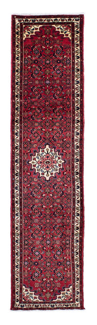 Tapis de couloir Tapis persan - Nomadic - 323 x 78 cm - rouge foncé