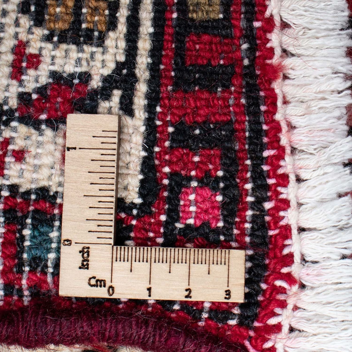 Tapis de couloir Tapis persan - Nomadic - 323 x 78 cm - rouge foncé