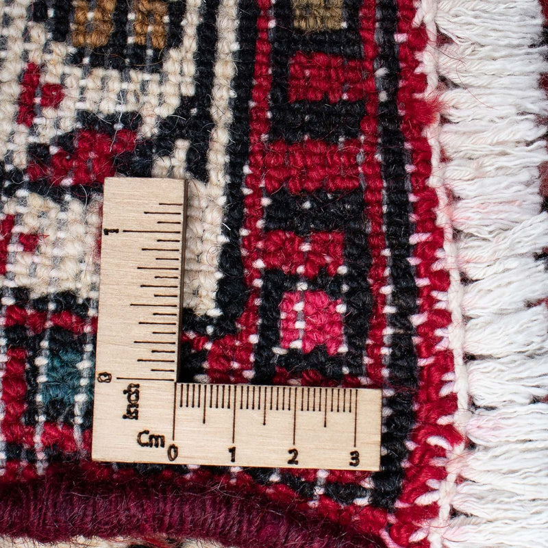 Tapis de couloir Tapis persan - Nomadic - 323 x 78 cm - rouge foncé