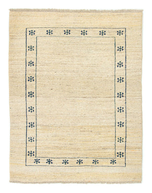 Tapis Gabbeh - Persan - 193 x 145 cm - beige
