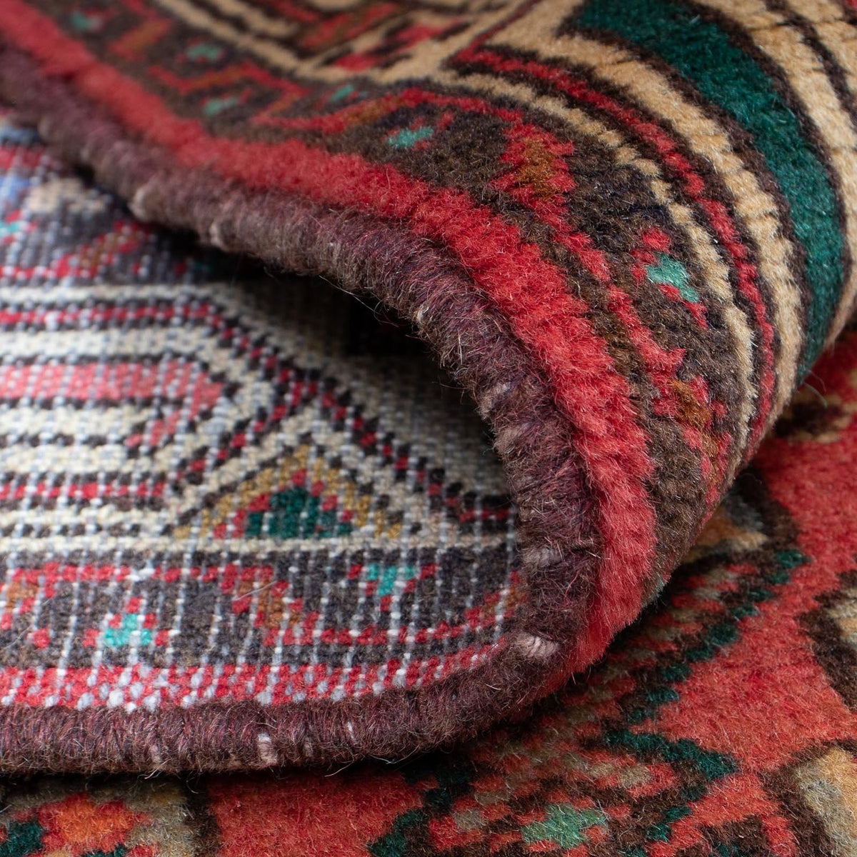 Tapis persan - Nomadic - 130 x 82 cm - rouge clair