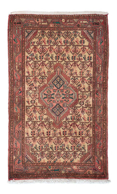 Tapis persan - Nomadic - 126 x 80 cm - rouge clair