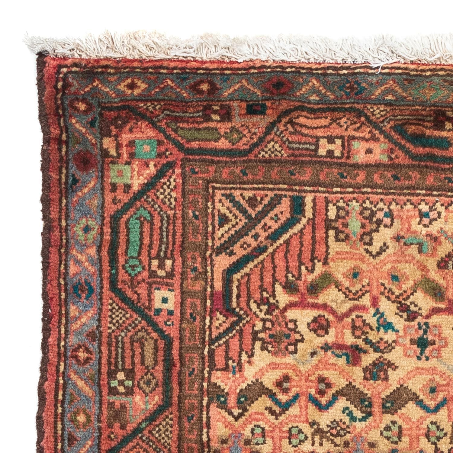 Tapis persan - Nomadic - 130 x 80 cm - rouge clair