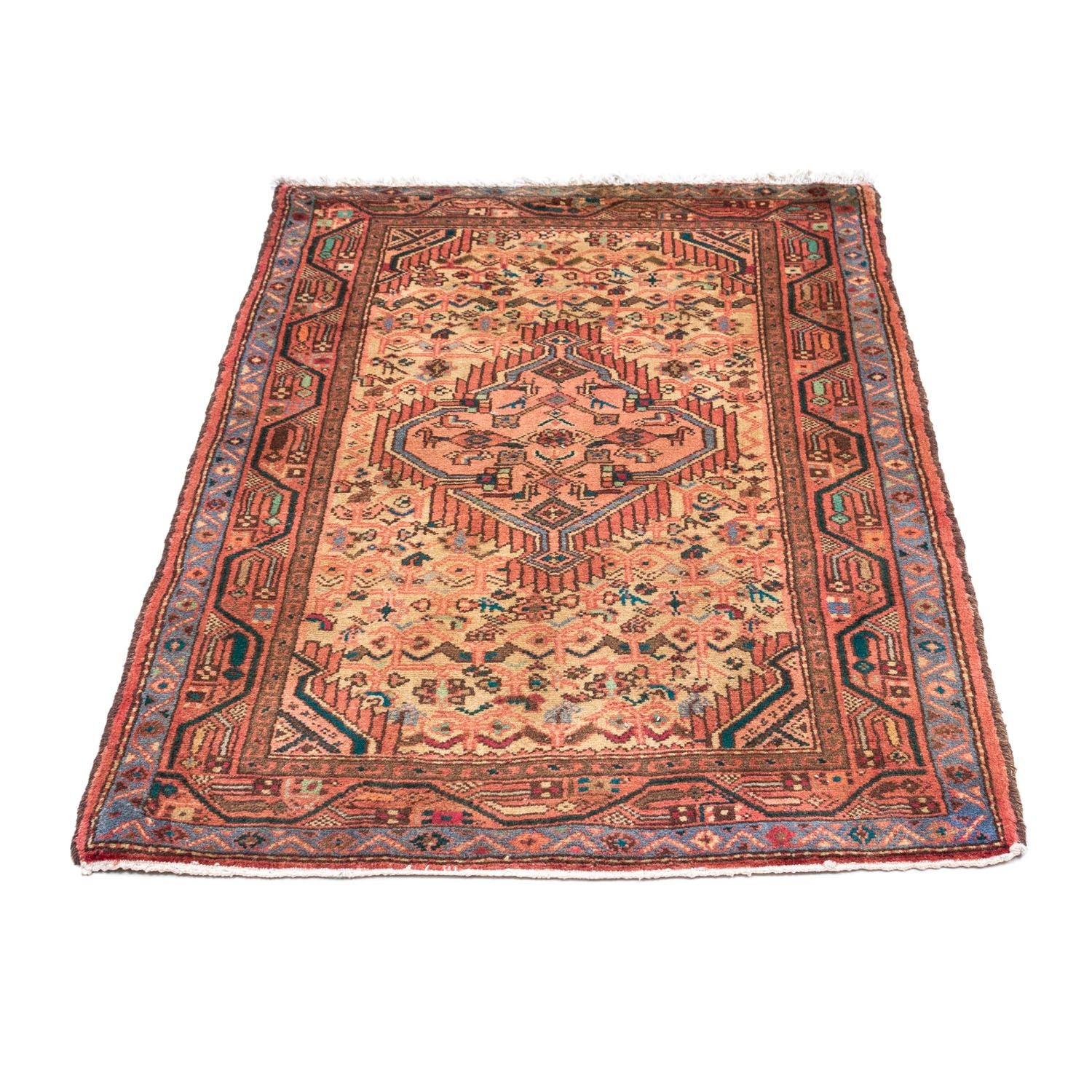Tapis persan - Nomadic - 130 x 80 cm - rouge clair