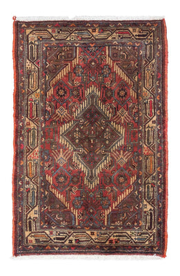 Tapis persan - Nomadic - 116 x 77 cm - rouge foncé