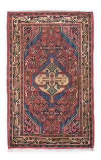 Tapis persan - Nomadic - 155 x 80 cm - rouge clair