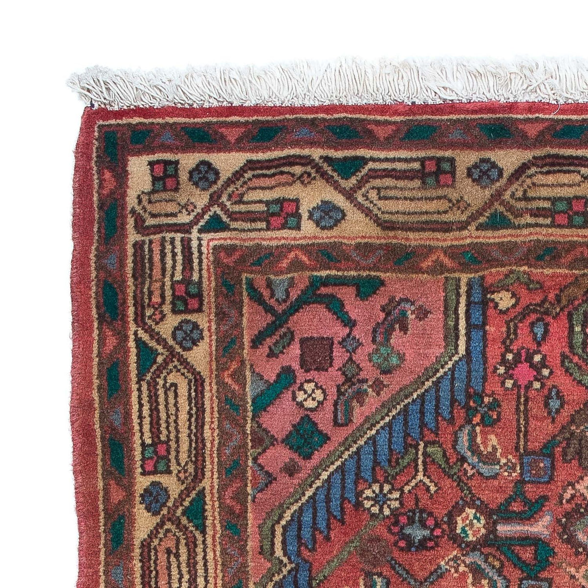 Tapis persan - Nomadic - 155 x 80 cm - rouge clair