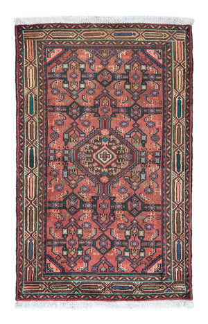 Tapis persan - Nomadic - 124 x 80 cm - rouge clair