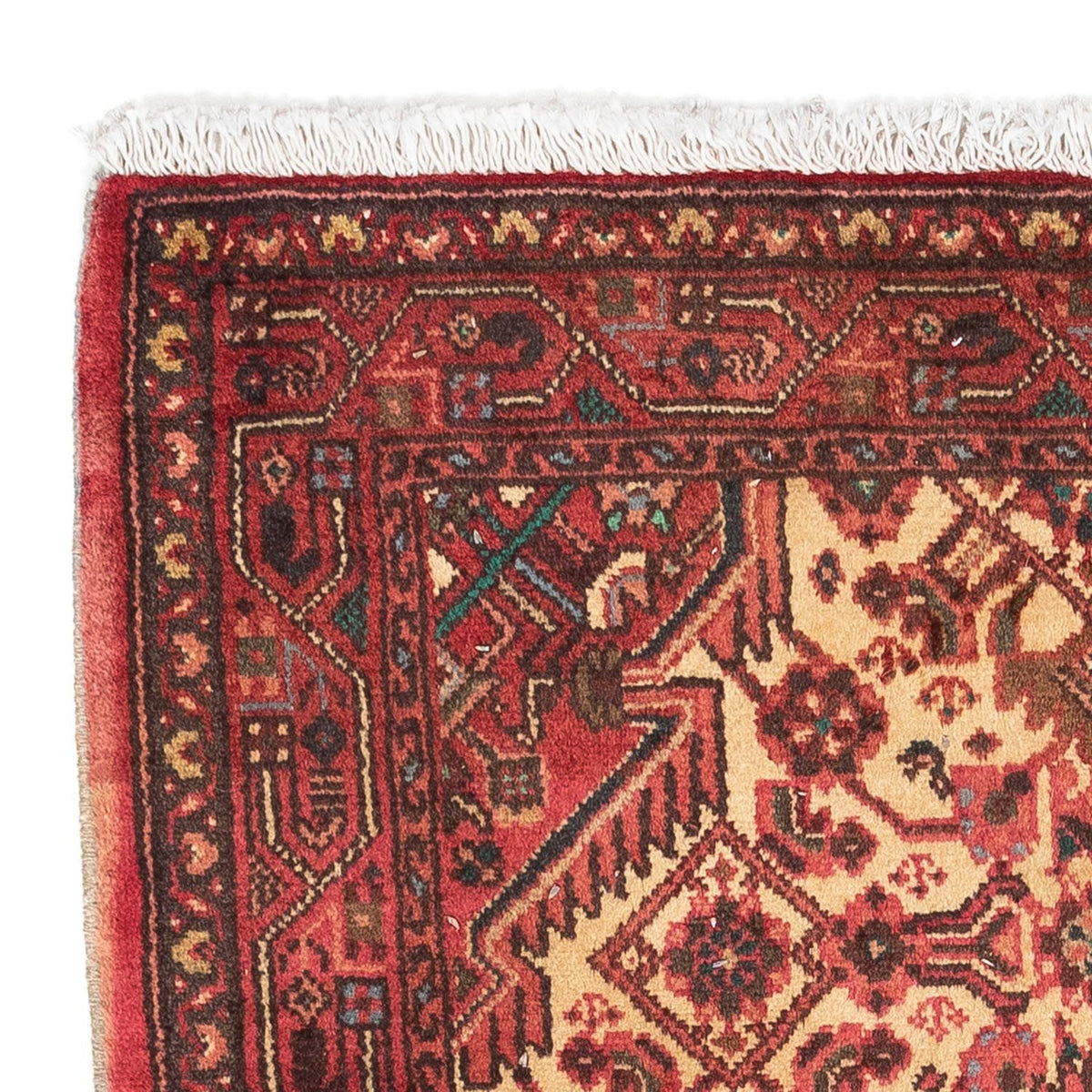 Tapis persan - Nomadic - 132 x 77 cm - rouge