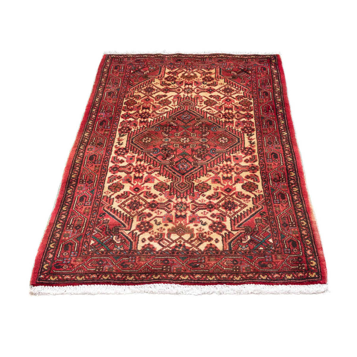 Tapis persan - Nomadic - 132 x 77 cm - rouge