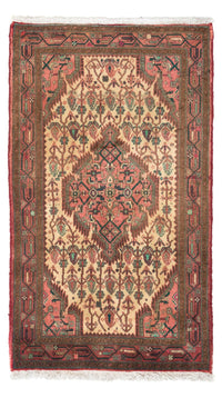 Tapis persan - Nomadic - 135 x 80 cm - rouge clair