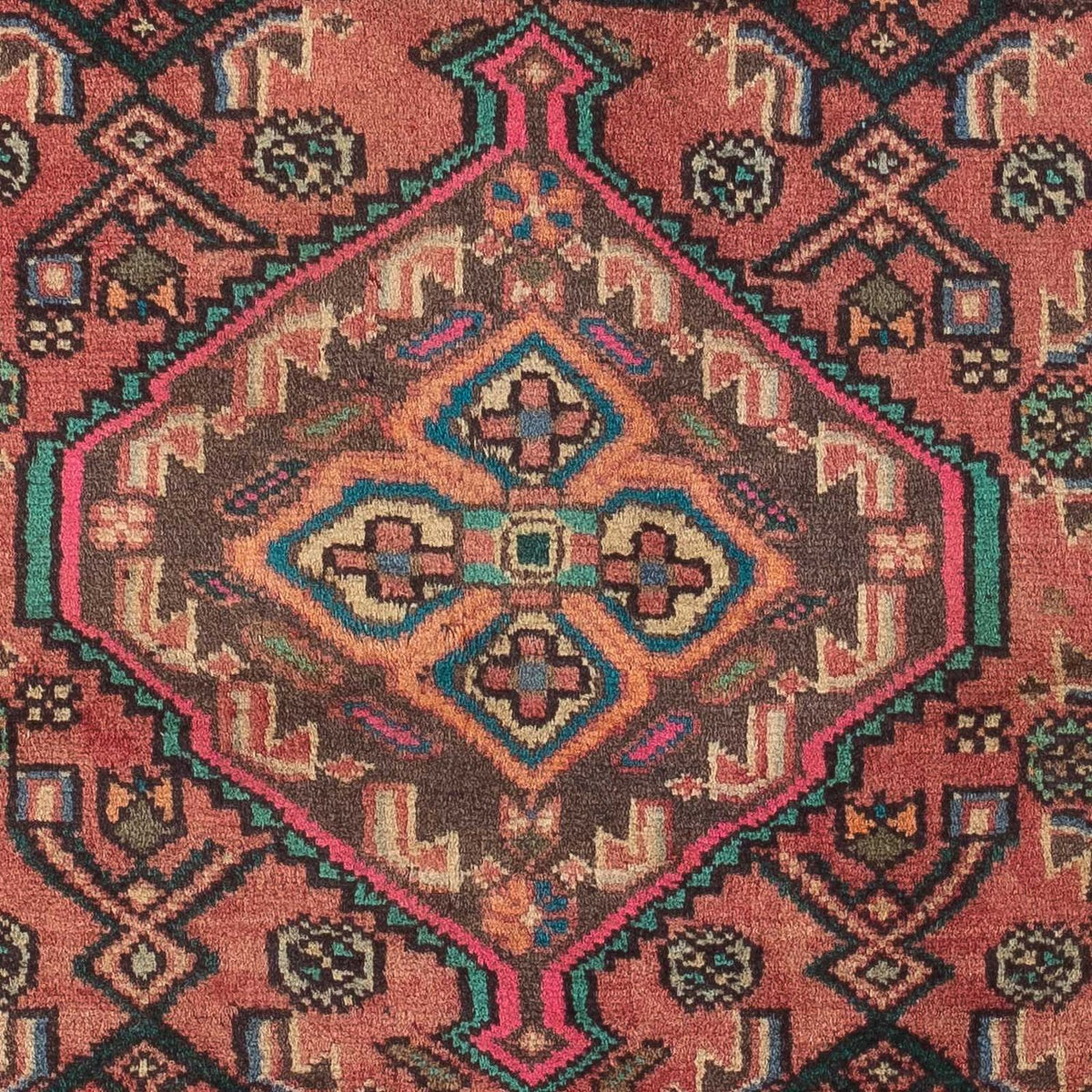 Tapis persan - Nomadic - 125 x 80 cm - rouge clair