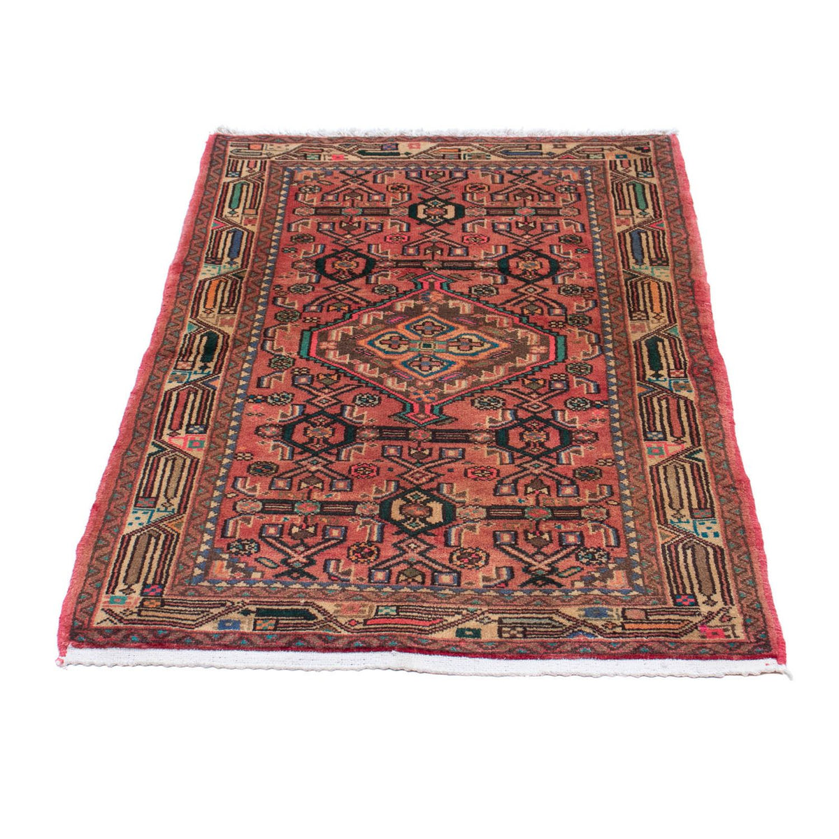 Tapis persan - Nomadic - 125 x 80 cm - rouge clair