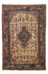 Tapis persan - Nomadic - 118 x 79 cm - marron clair
