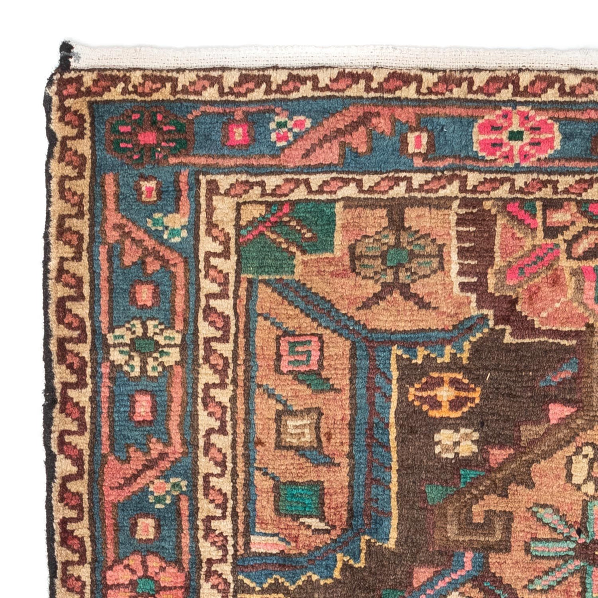 Tapis persan - Nomadic - 135 x 80 cm - rouge clair