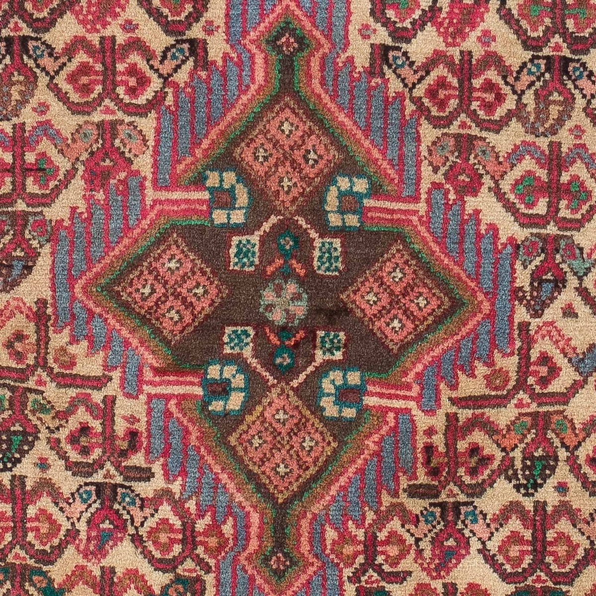 Tapis persan - Nomadic - 125 x 81 cm - beige