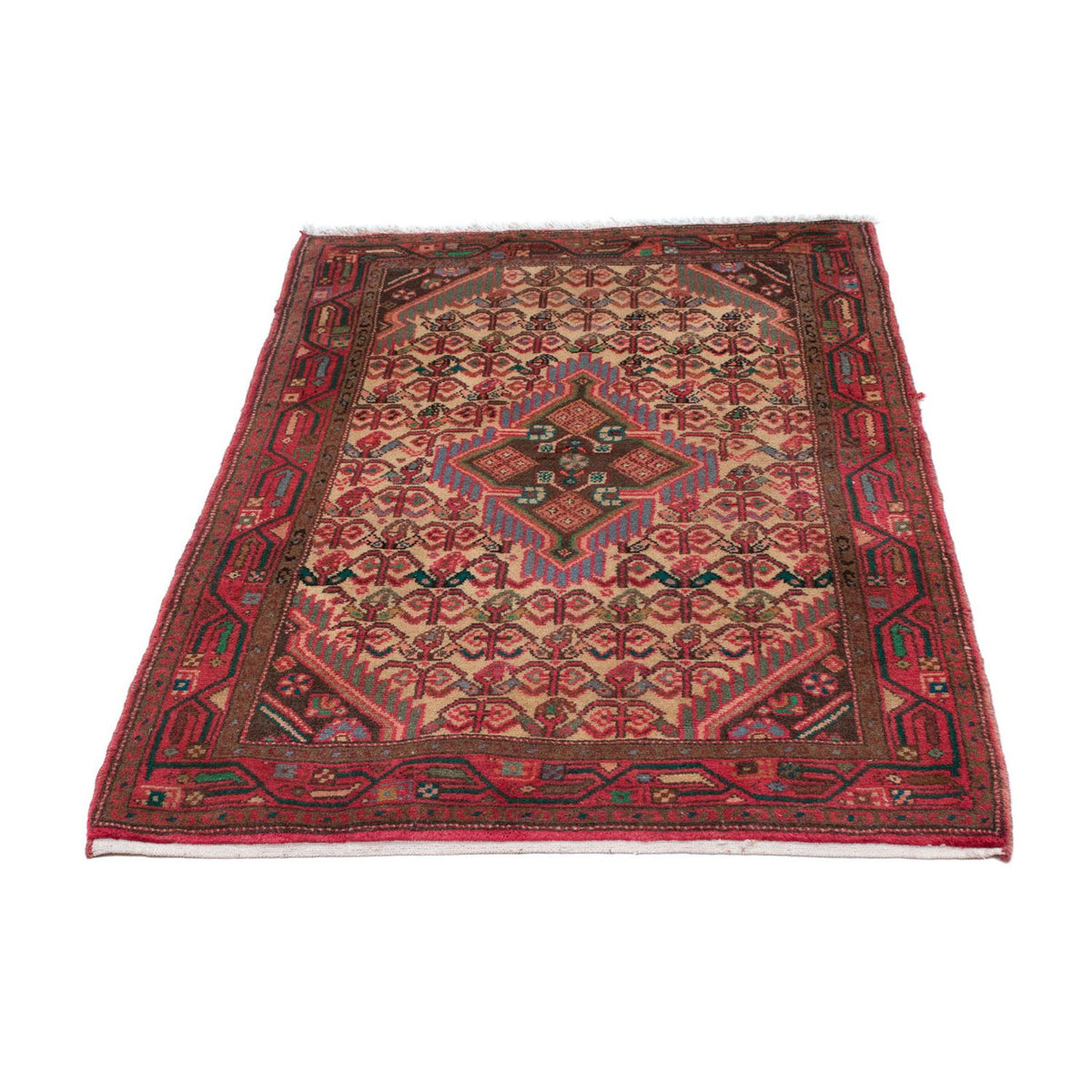 Tapis persan - Nomadic - 125 x 81 cm - beige