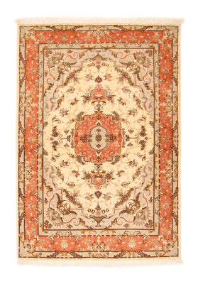 Tapis persan - Tabriz - Royal - 148 x 101 cm - beige