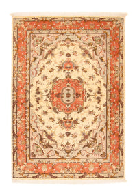 Tapis persan - Tabriz - Royal - 148 x 101 cm - beige