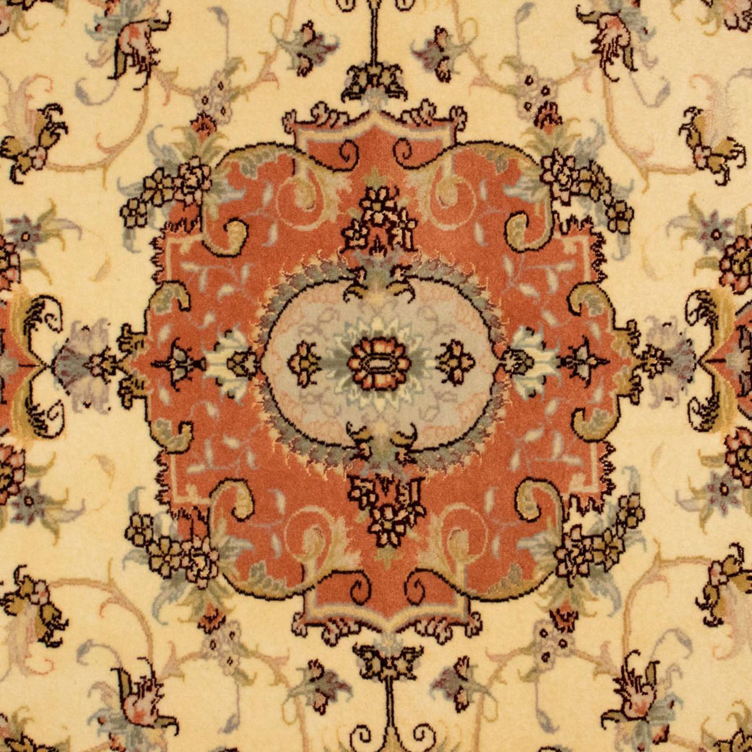 Tapis persan - Tabriz - Royal - 148 x 101 cm - beige
