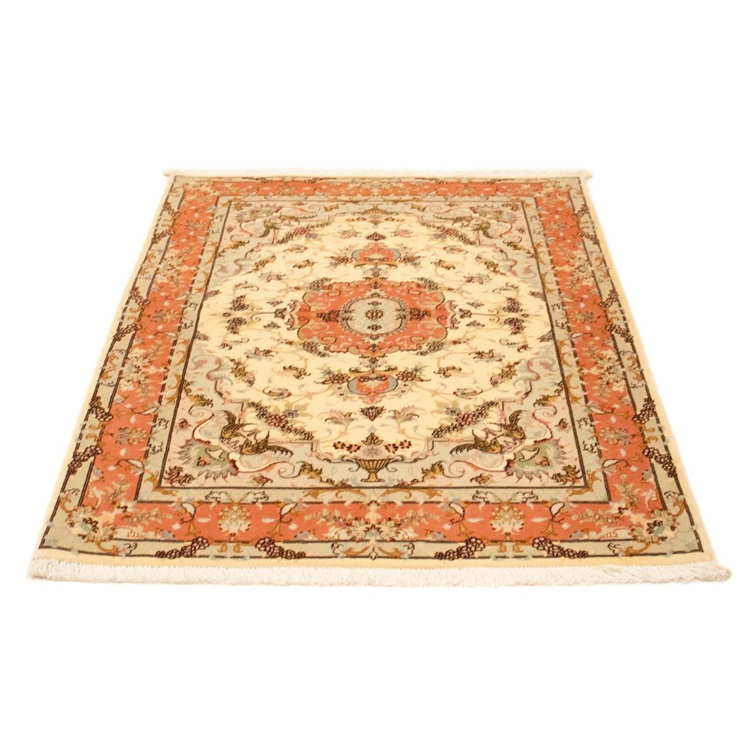 Tapis persan - Tabriz - Royal - 148 x 101 cm - beige