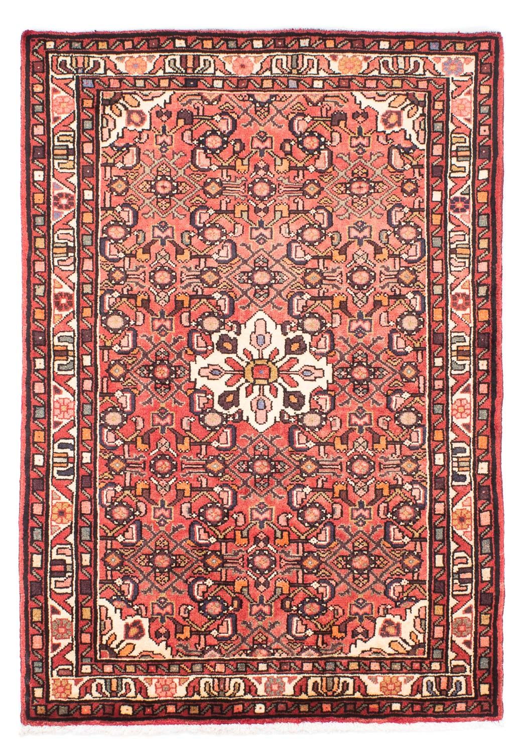 Tapis persan - Nomadic - 153 x 107 cm - rouge clair