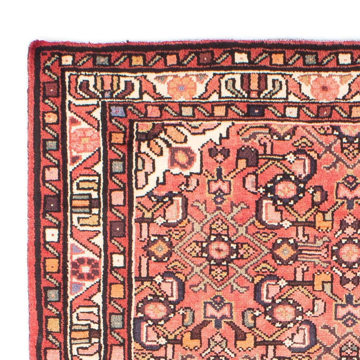 Tapis persan - Nomadic - 153 x 107 cm - rouge clair